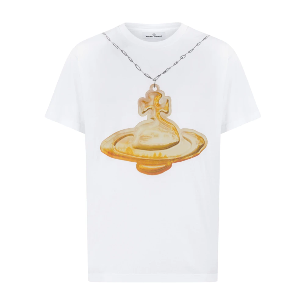 Vivienne Westwood Orb Classic T-Shirt - Male - T-Shirts - White - M - Tops