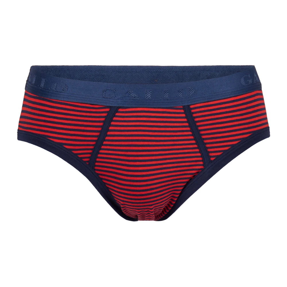 Gallo Blauwe Katoenen Briefs met Windsor Strepen Multicolor Heren