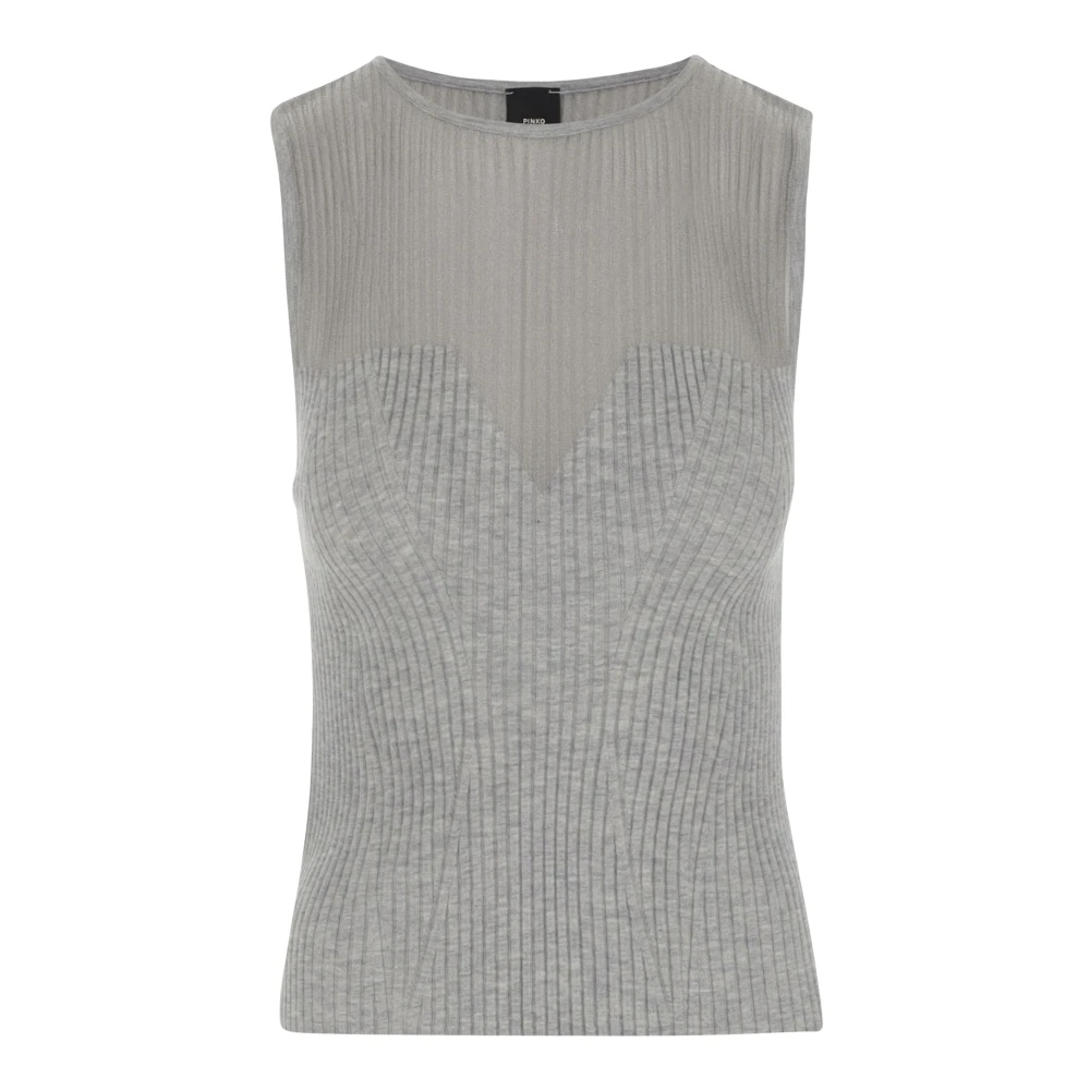 Pinko Grijze Top voor Vrouwen Gray Dames