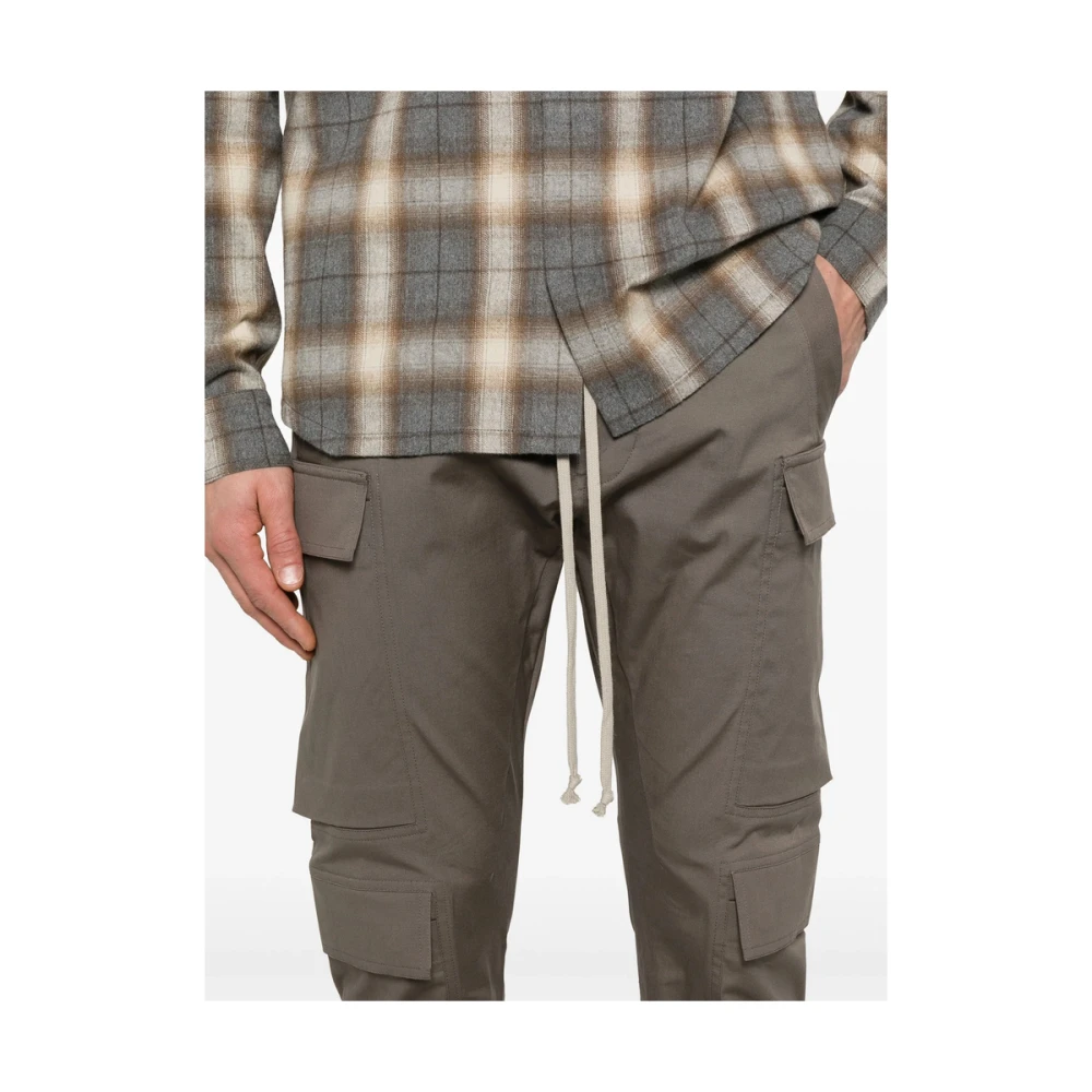 Rick Owens Lichtbruine Trekkoord Elastische Taille Shorts Brown Heren