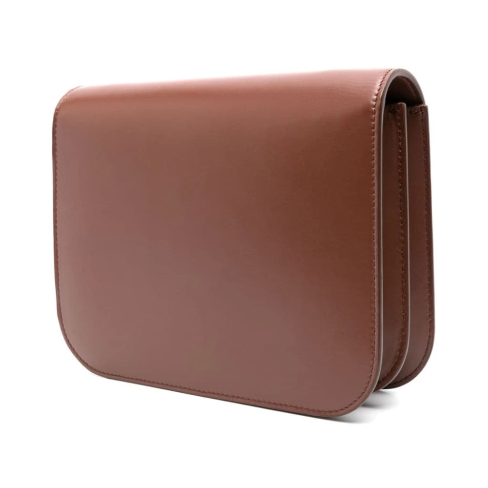 Bally Schoudertas van Glad Leer Brown Dames