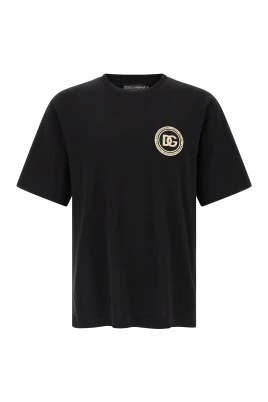 T-shirt i bomull med logopatch