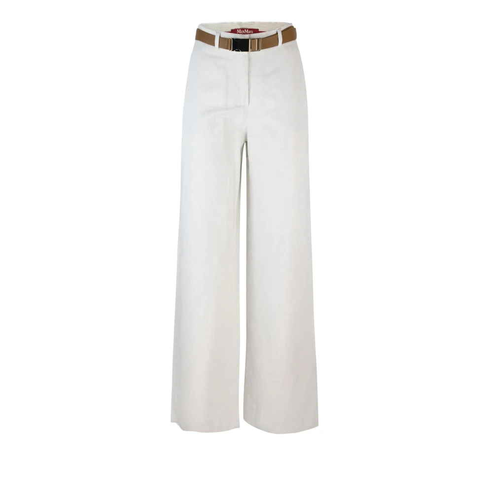 Trousers > Wide Trousers - - Max Mara Studio - Modalova