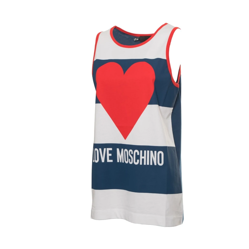 Moschino Logo Tanktop voor Vrouwen Multicolor Dames