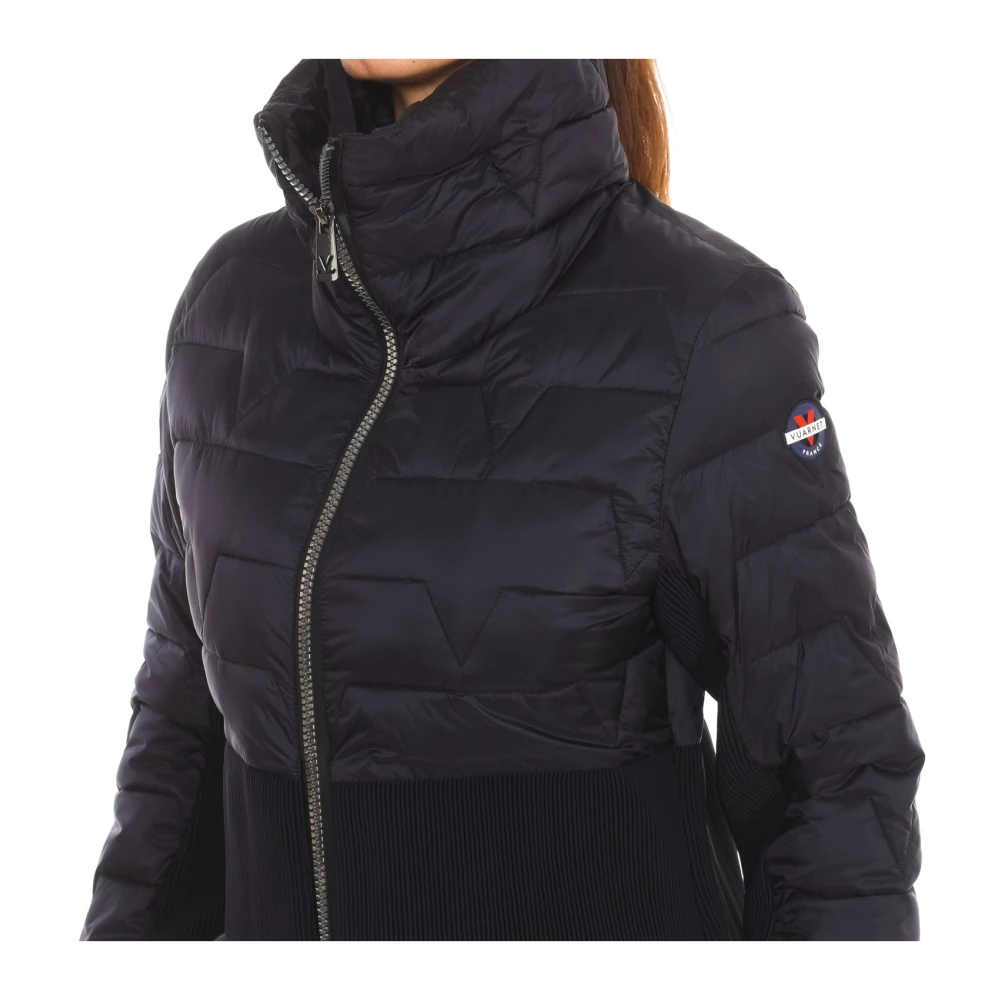 Vuarnet Gewatteerde jas met hoge kraag Black Dames