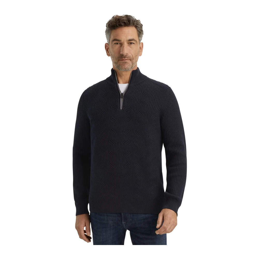 Vanguard Donkerblauwe Trui Blue Heren