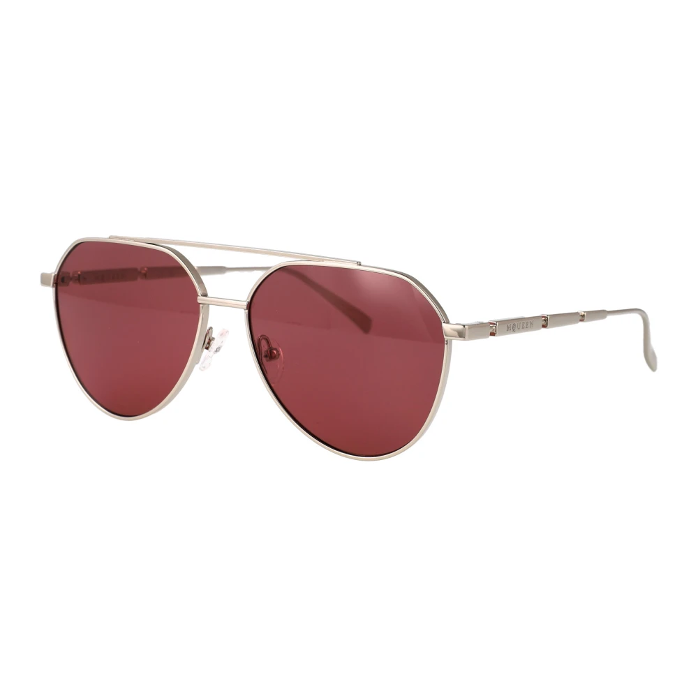 Alexander Mcqueen Men's Gray Sunglasses, 59 Mm, Am0478s Aviator Sunglasses