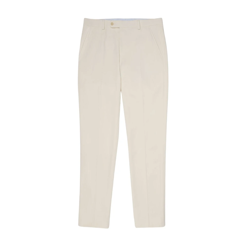 Brooks Brothers White Chinos, Male, W40, Stretch Cotton Chinos