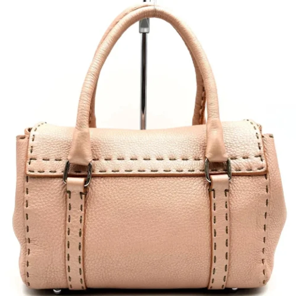 Fendi Vintage Pre-owned Leather fendi-bags Pink Dames