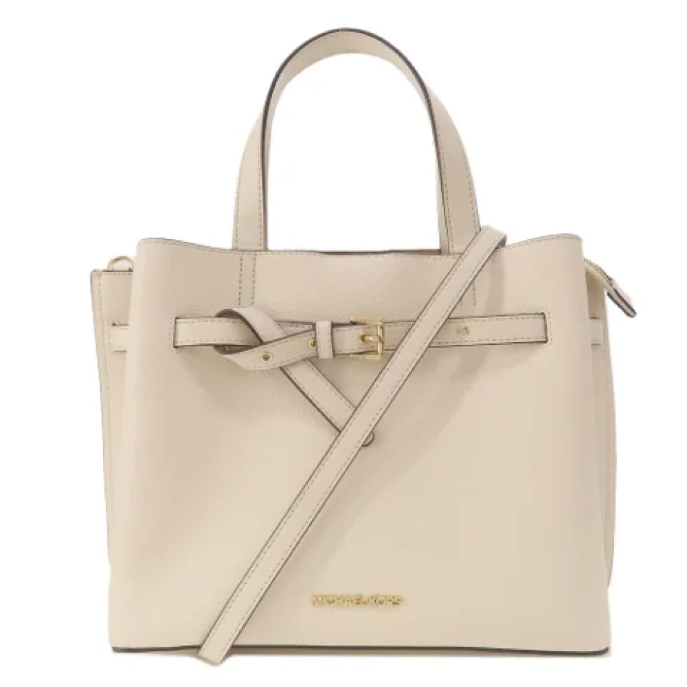 Michael Kors Pre-owned Leather handbags Beige Dames