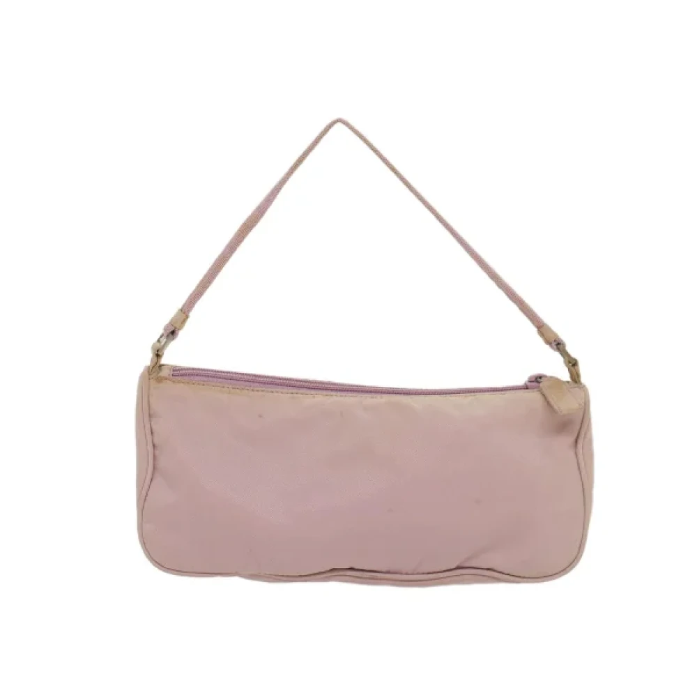 Prada Vintage Pre-owned Nylon pouches Pink Dames