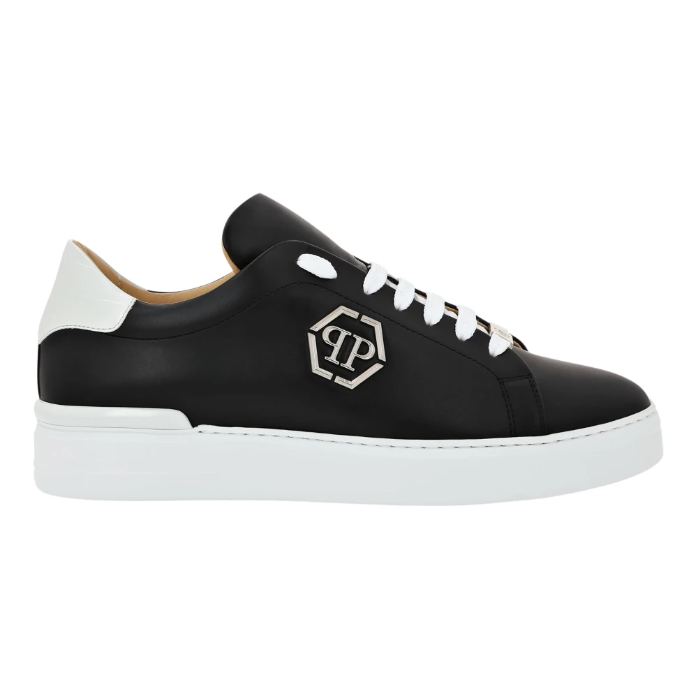 Philipp Plein Low-top Sneakers Hexagon unisex Schoenen Zwart