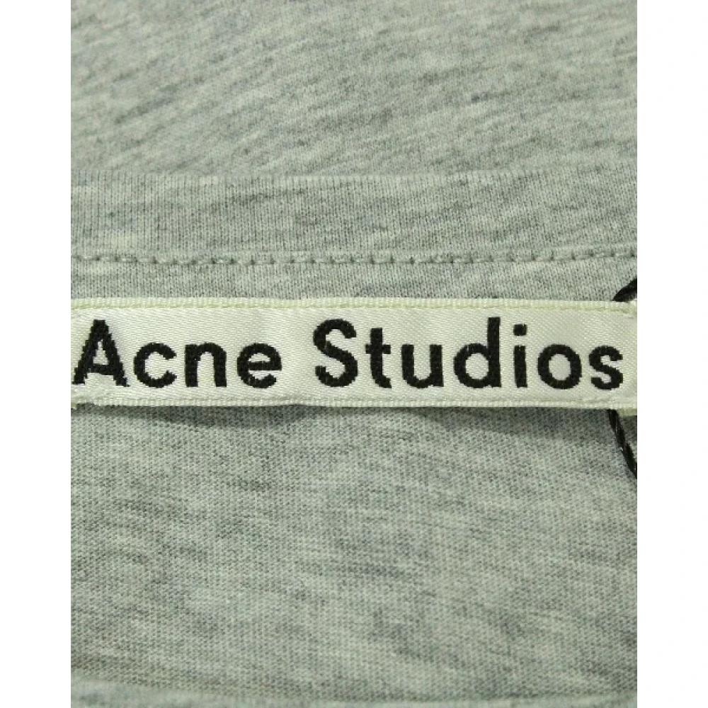 Acne Studios Cotton tops Gray Dames