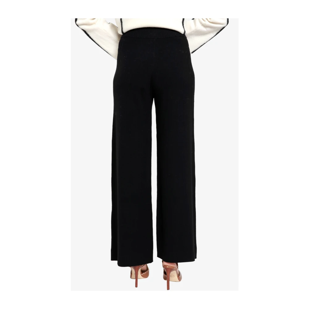 Pennyblack Wol Kasjmier Gebreide Broek Black Dames