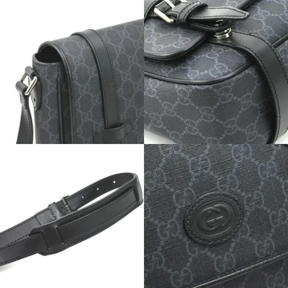 Gucci Vintage Pre-owned Plastic gucci-bags Black Dames