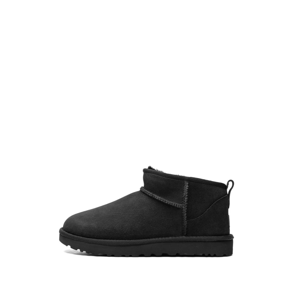 Ugg Black Winter Boots, Female, 4 Uk, Classic Ultra Mini Boot
