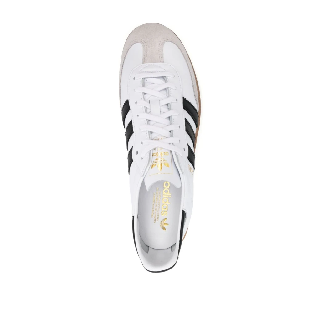 Adidas Witte Samba Lace-Up Leren Sneakers White Heren