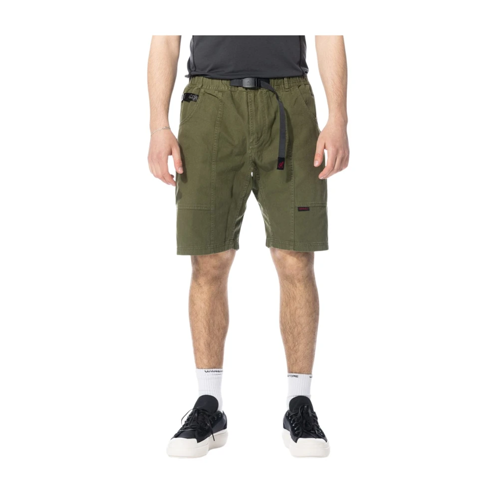 Gramicci Green Trousers & Shorts, Male, S, Gadget Short