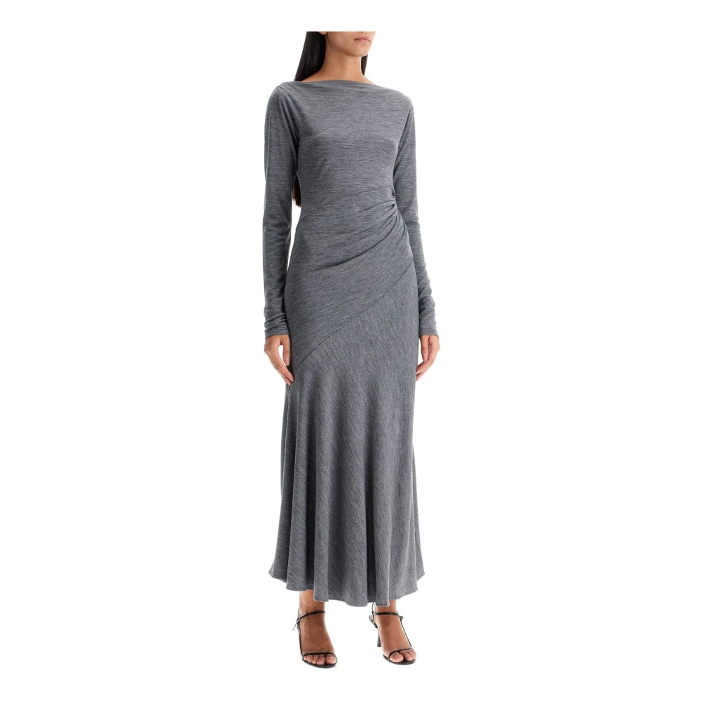 Andamane Jerseyjurk met schuine snit Gray Dames