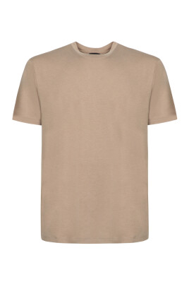 beige-crew-neck-t-shirt
