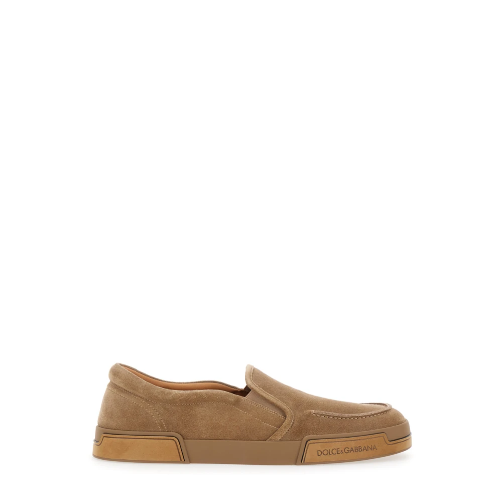 Dolce & Gabbana Men's Brown Trainers Portofino Yacht - Loafers - 6 Uk - Shoes