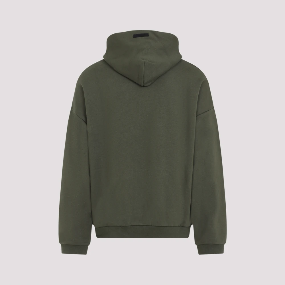 Fear Of God Militaire Fleece Hoodie Green Heren