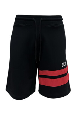 black-cotton-bermuda-shorts-with-logo-lettering-and-red-bands