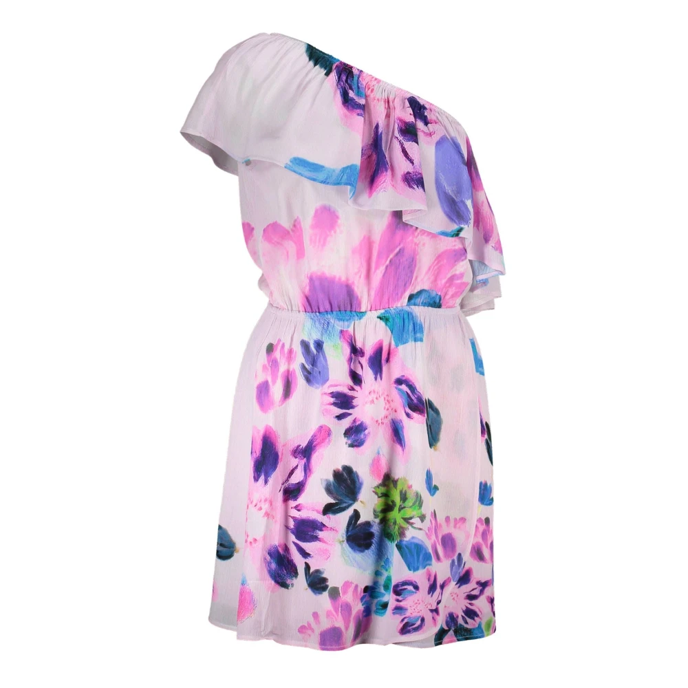 Desigual Women's Multicolor Short Dresses,, Chic Pink Short One Shoulder Dress Medium