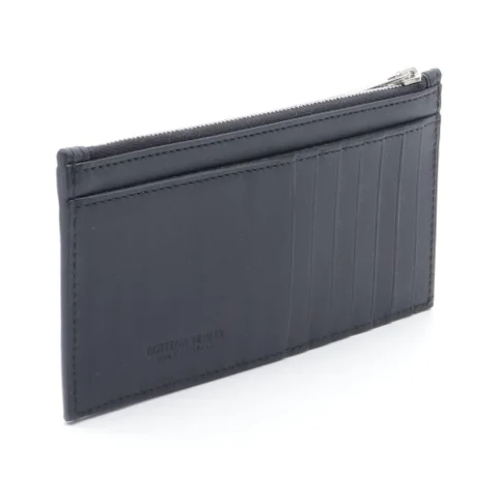 Bottega Veneta Vintage Pre-owned Fabric wallets Black Dames