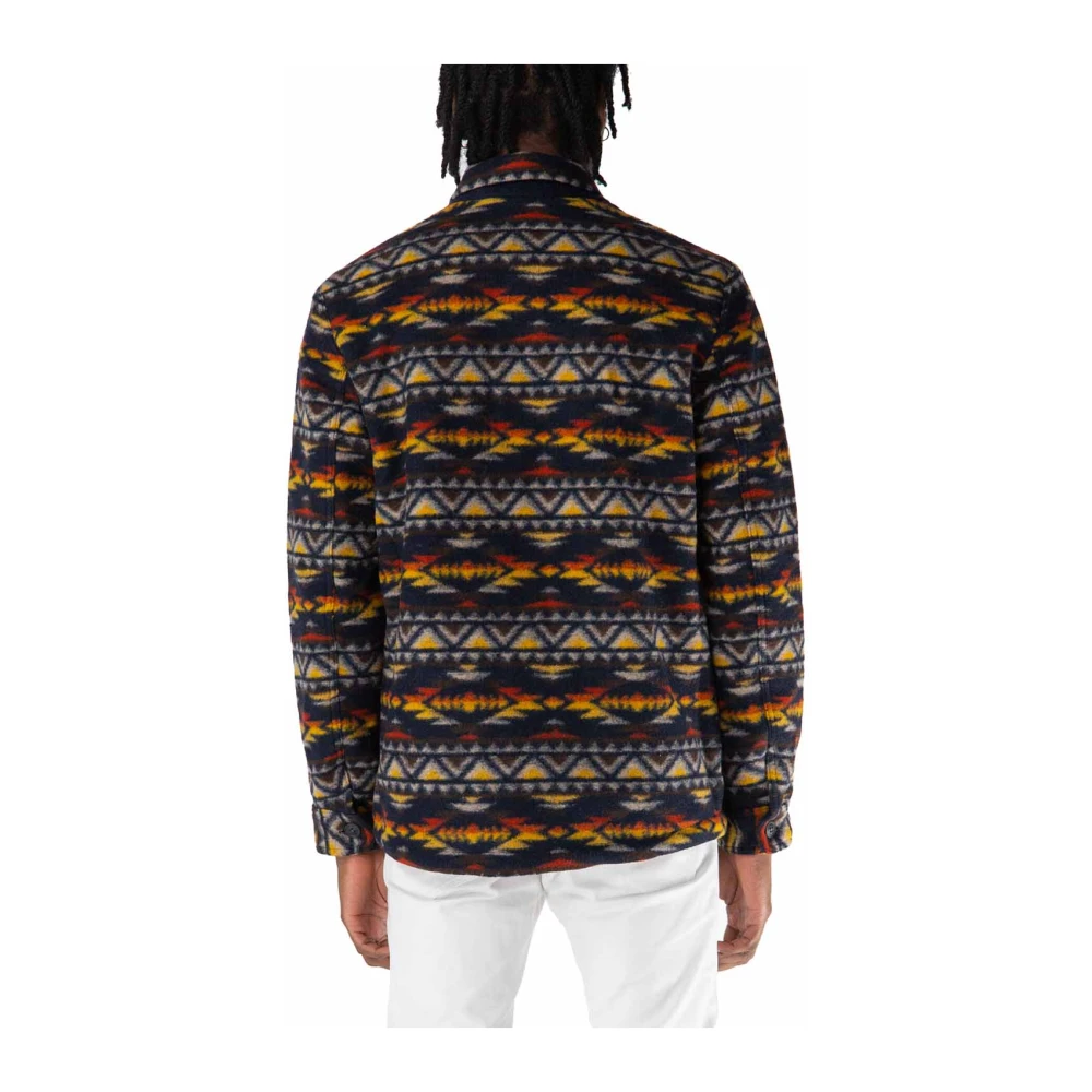 MC2 Saint Barth Geometrische Print Sweater Multicolor Heren