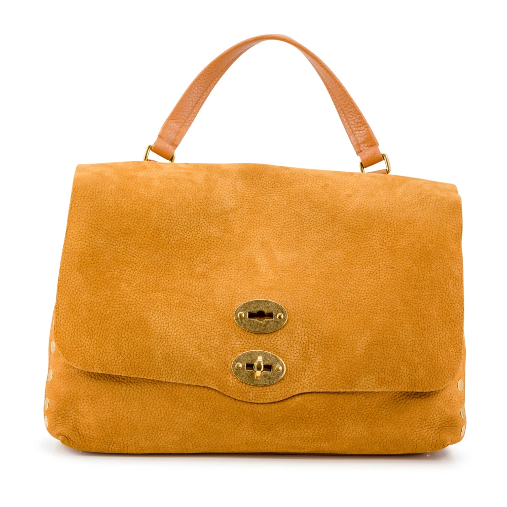 Zanellato Bruine Leren Handtassen Collectie Brown Dames