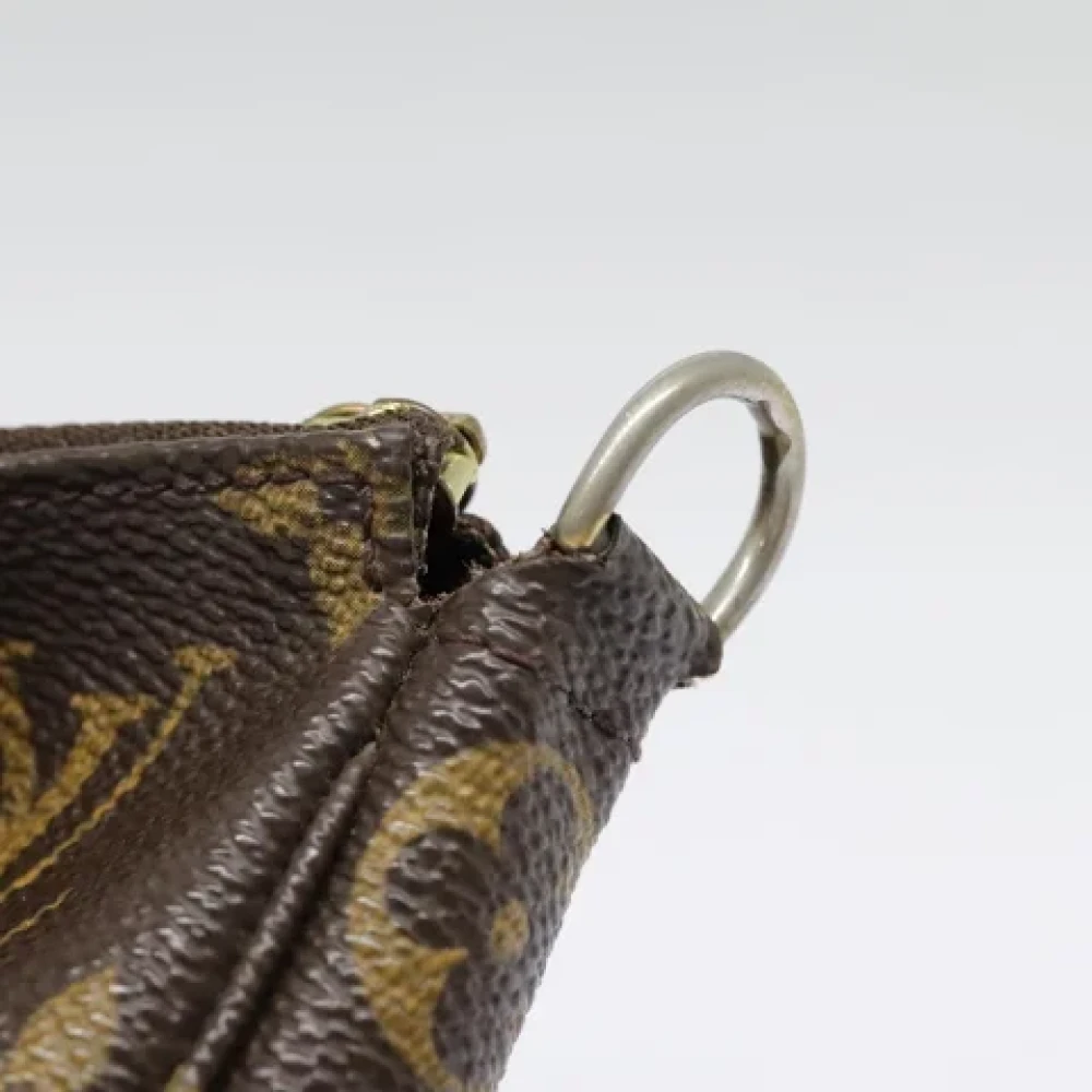 Louis Vuitton Vintage Pre-owned Canvas clutches Brown Dames