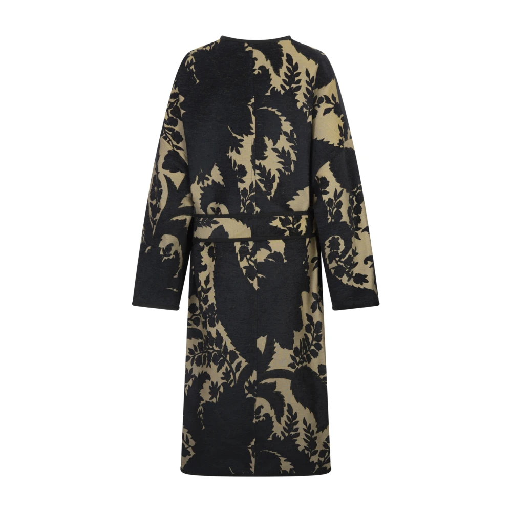 ETRO Omkeerbare Bloemen Jacquard Jas Multicolor Dames