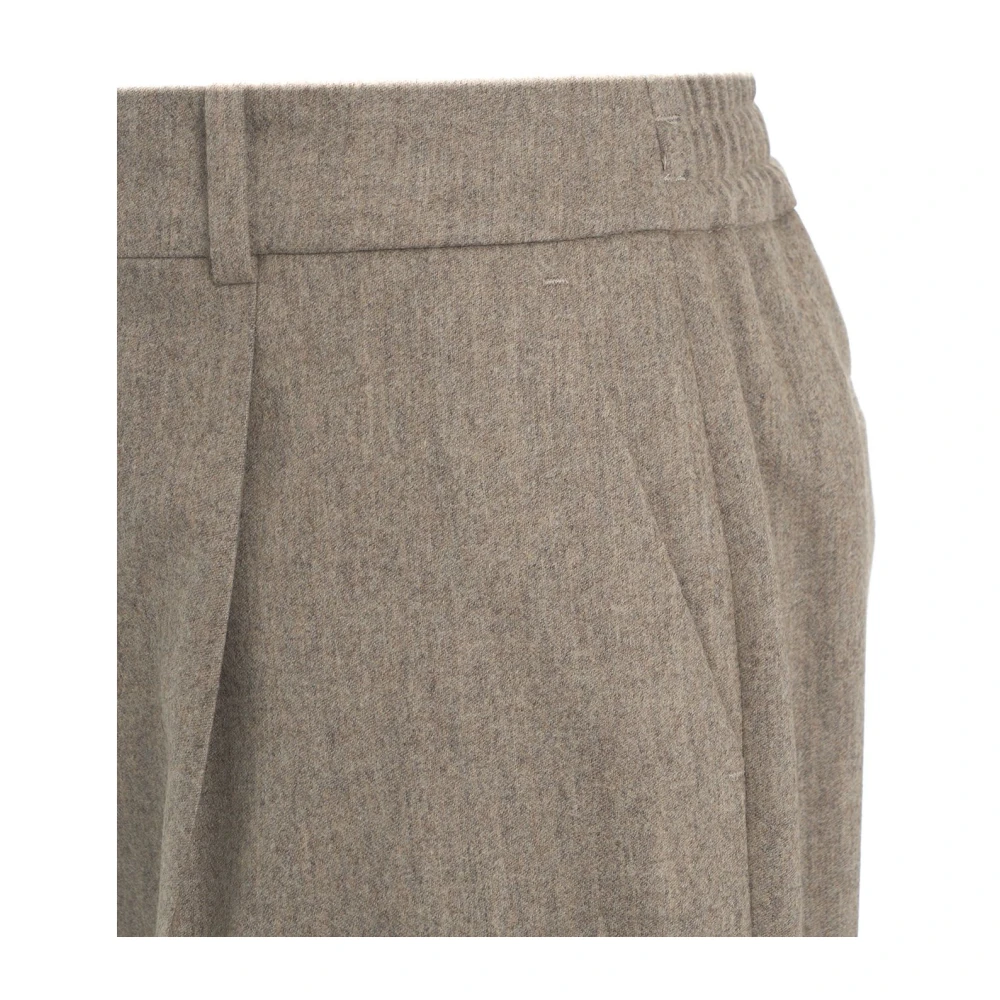 Pt01 Beige Wol Daisy Broek Beige Dames