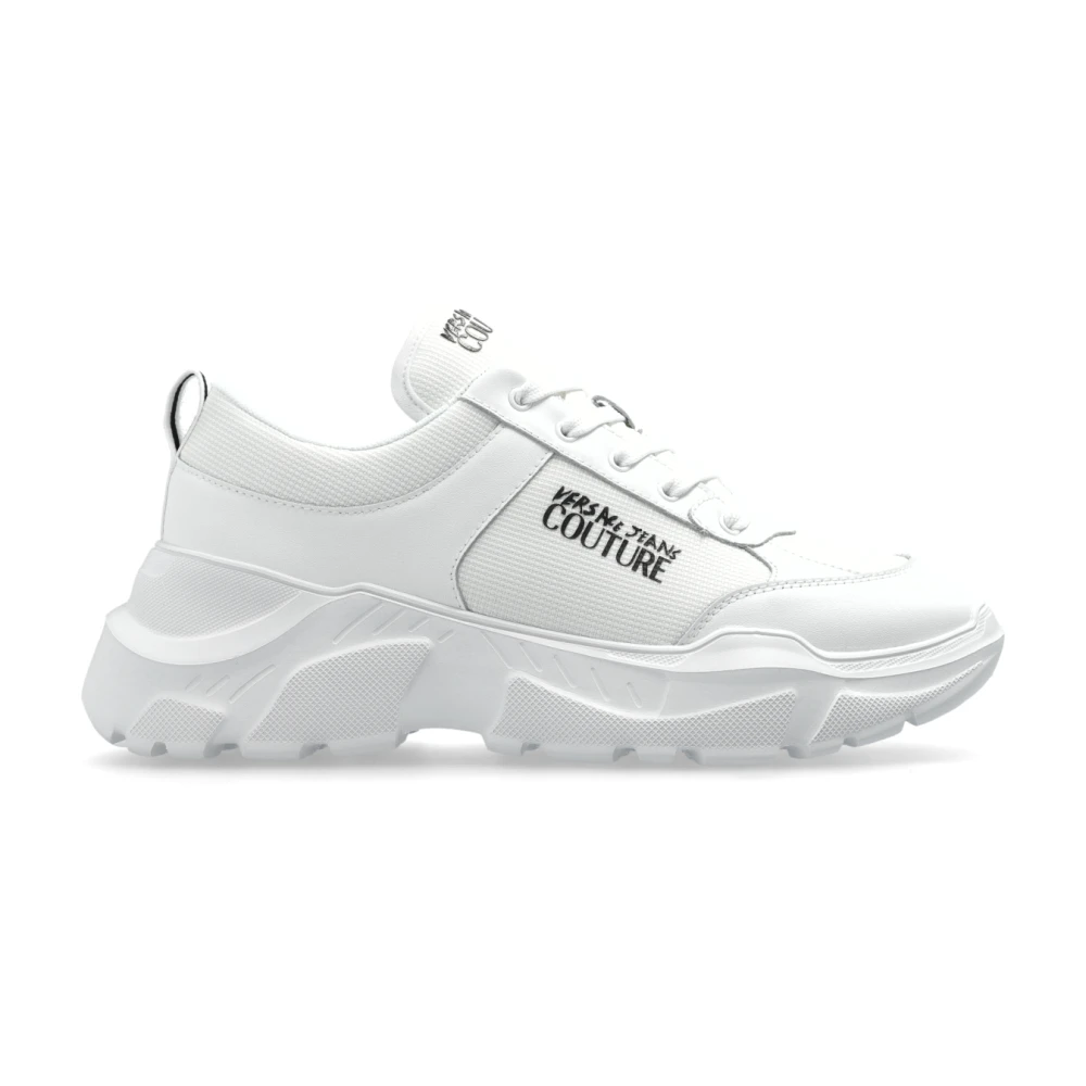 Versace Jeans Couture Sneakers med tryckt logotyp White, Herr