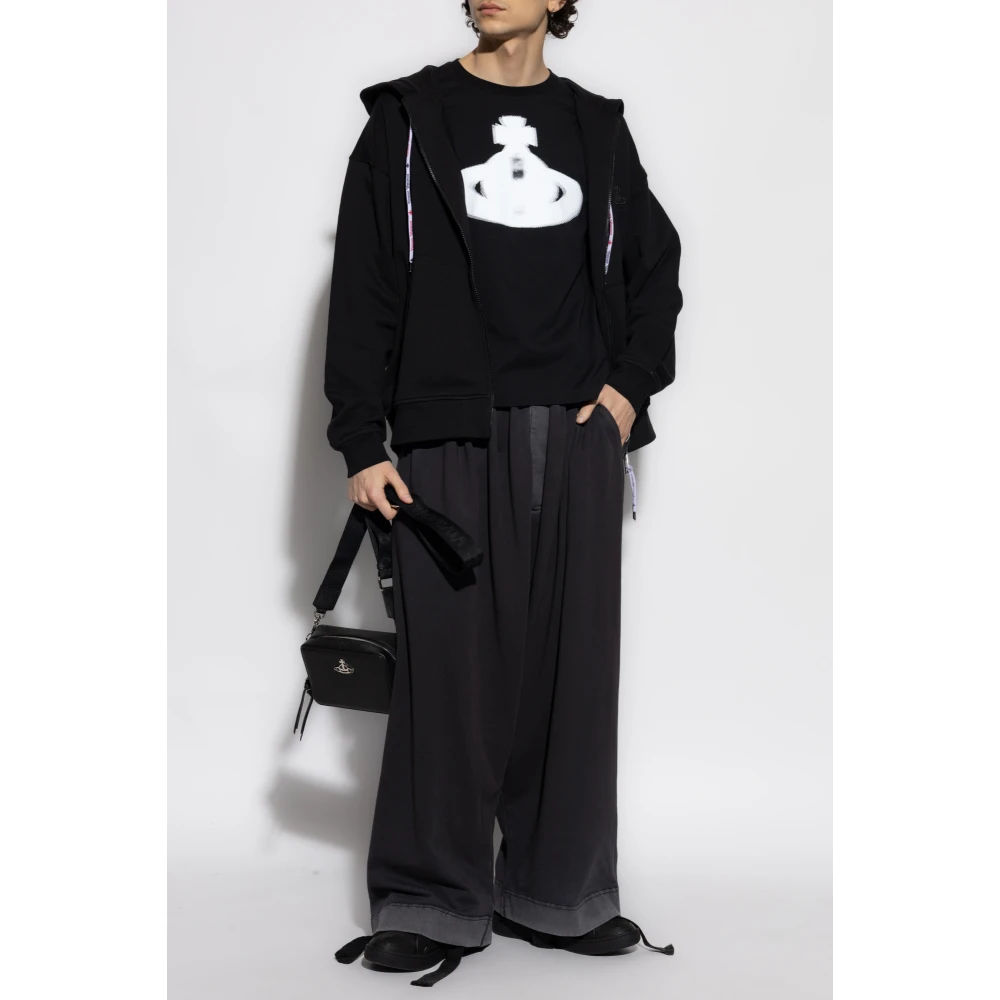 Vivienne Westwood Sweatpants met logo Gray Heren