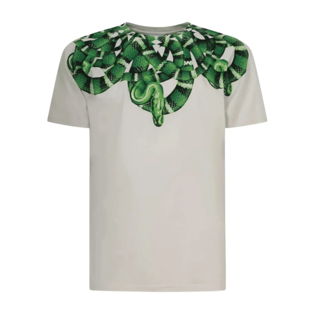 Marcelo Burlon White T-Shirts, Male, M, County Of Milan T-Shirts And Polos