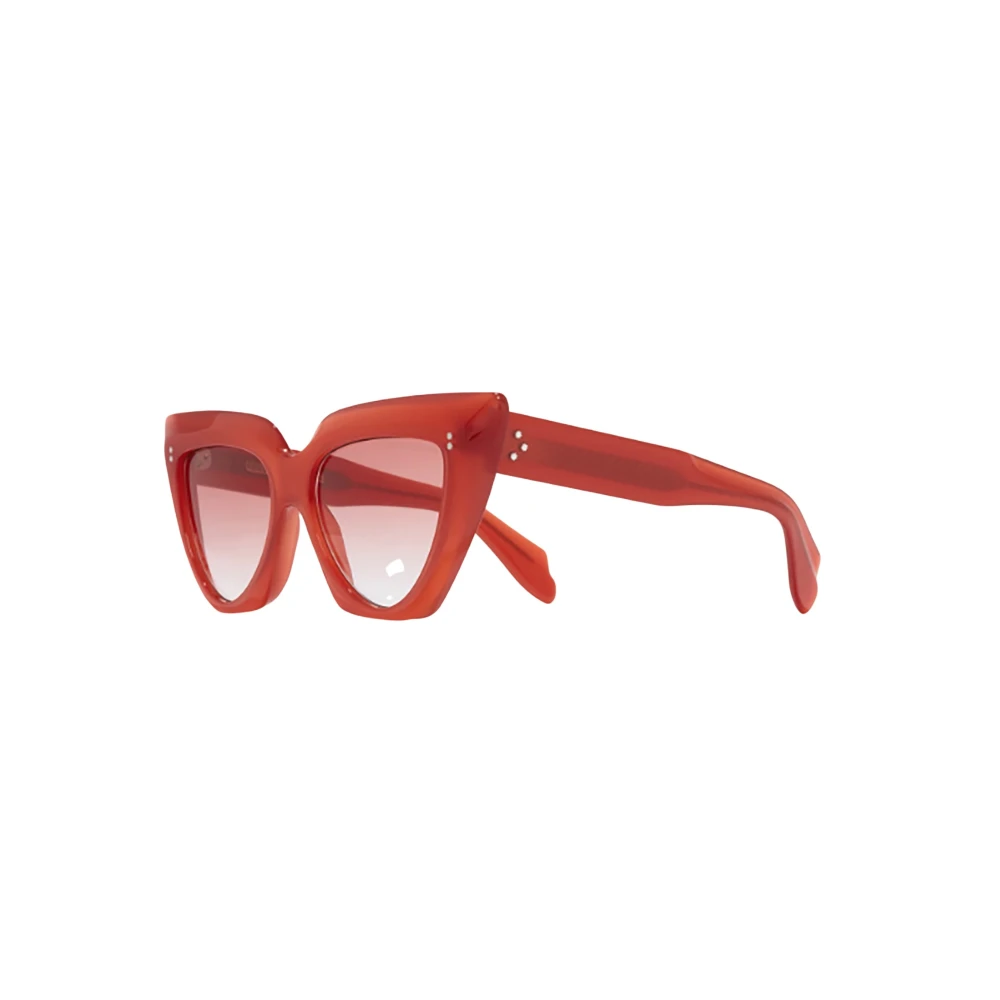Cutler And Gross Women's Red Cat Eye Frame Sunglasses