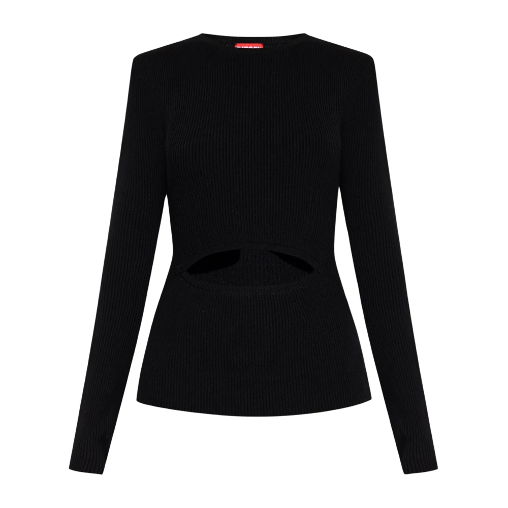 Diesel Mujer Top De Punto Acanalado