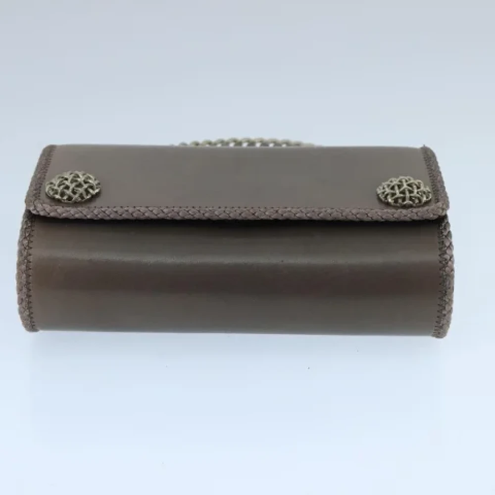Bally Pre-owned Leather handbags Gray Dames