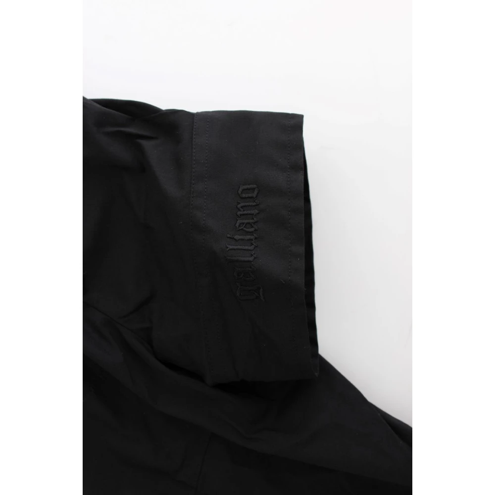 John Galliano Zwarte katoenen shirt top Black Dames