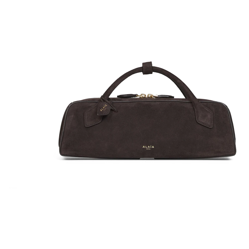 Alaïa Brown Le Teckel Top Handle Bag - Female - Handbags - One Size - Bags