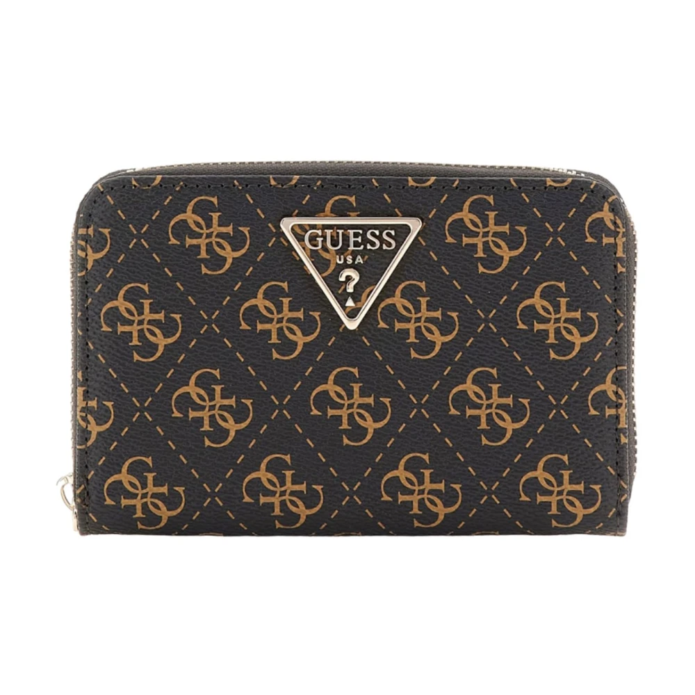 Guess Bruine Synthetische Damesportemonnee Brown Dames