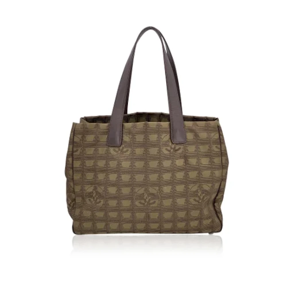 Chanel Vintage Pre-owned Nylon totes Green Dames