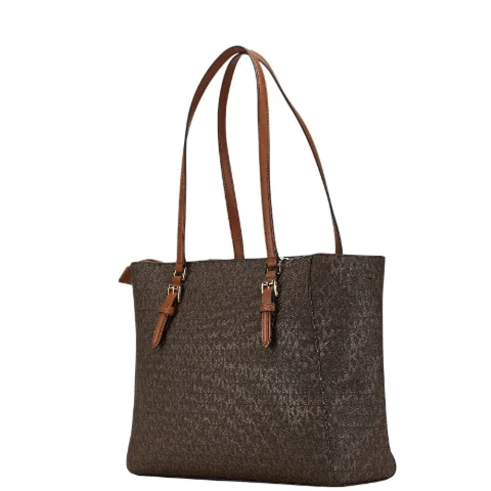 Michael Kors Pre-owned Canvas totes Brown Dames