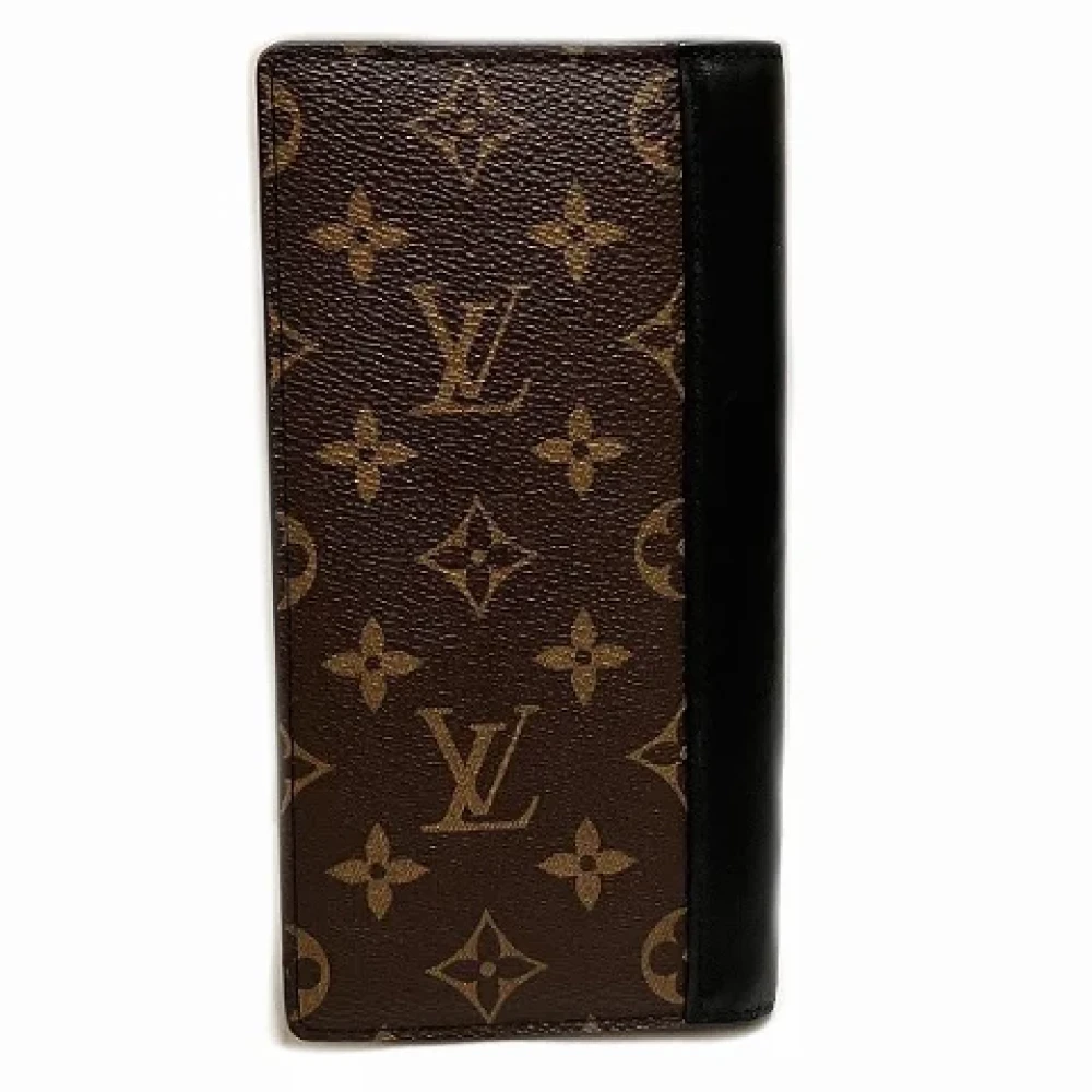 Louis Vuitton Vintage Pre-owned Canvas wallets Brown Heren