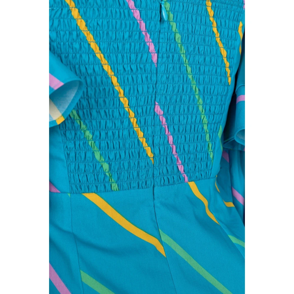 Rotate Birger Christensen Bethany Cocktail Mini Jurk Blue Dames