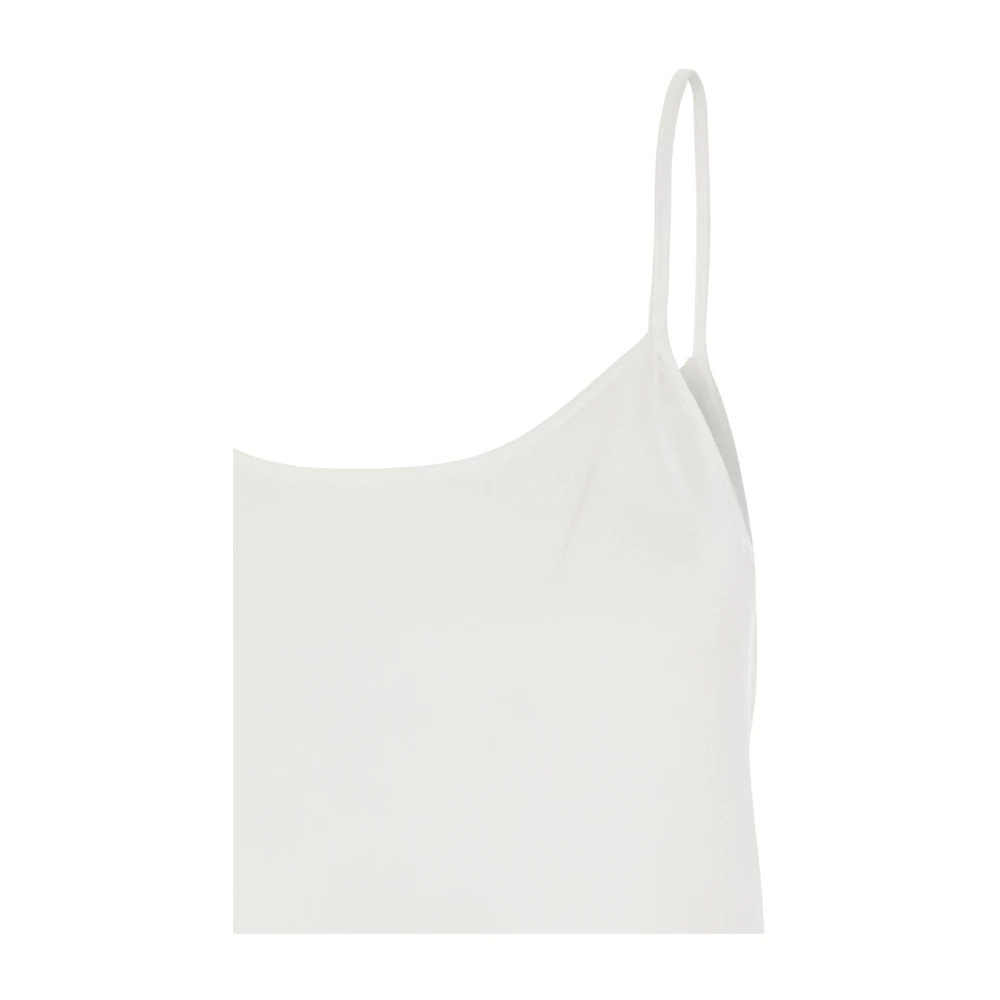 Plain Units Witte Satijnen Top White Dames