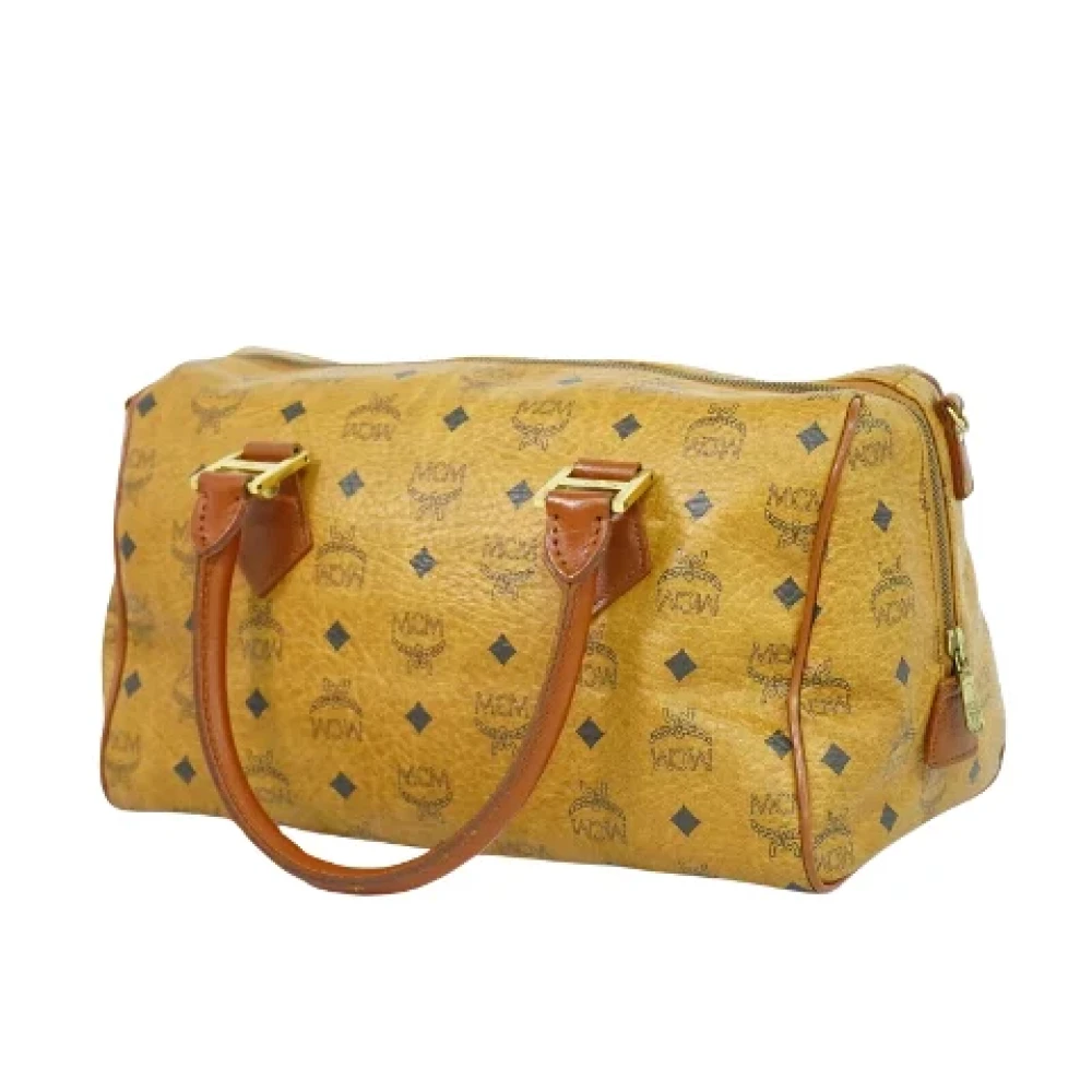 MCM Pre-owned Canvas handbags Brown Dames