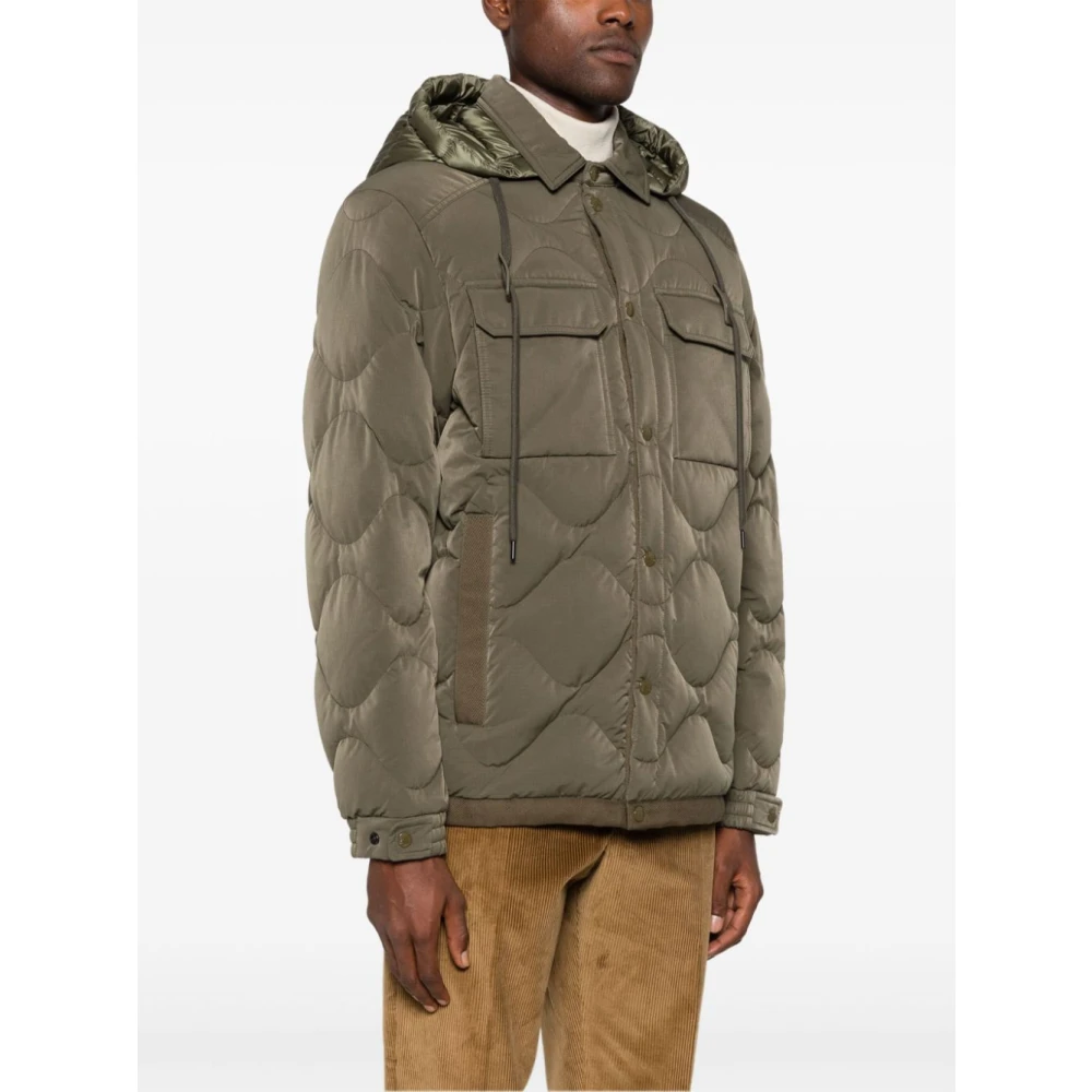 Moncler Stijlvolle Overhemdjasje voor Mannen Green Heren